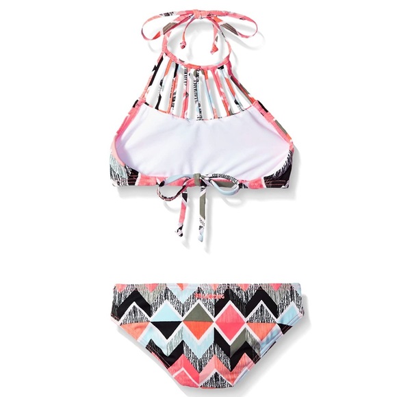 SOLD!! Billabong Pink Bikini Swim Suit Size 4 Tank - Picture 3 of 8